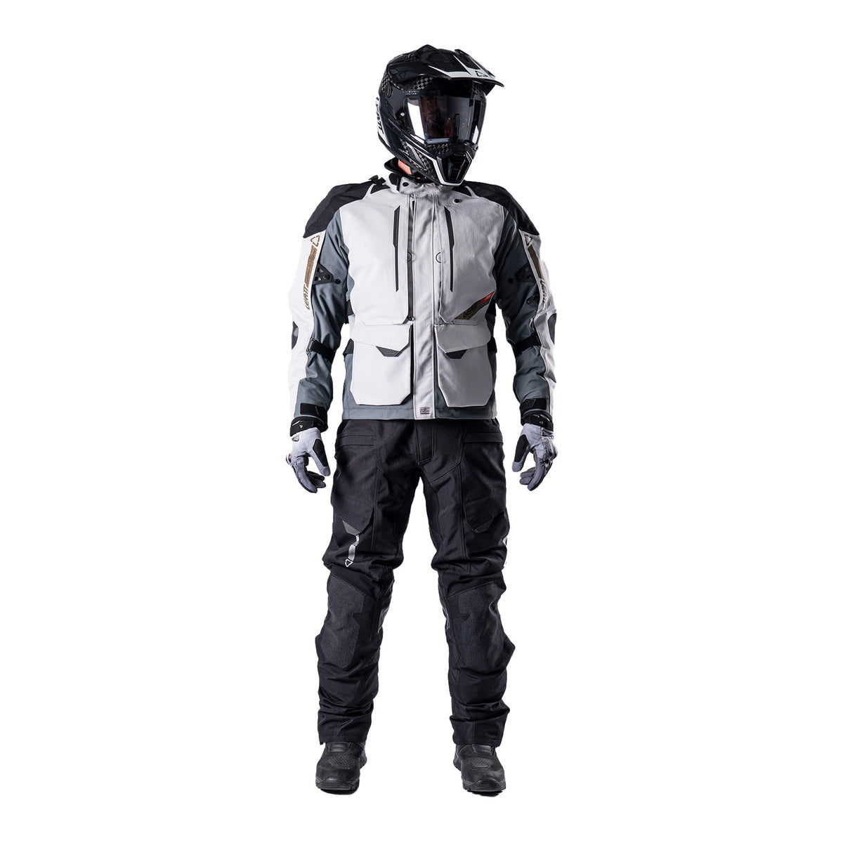 Leatt 5.5 ADV DriTour Pant (Short) - Stealth Black / Grey
