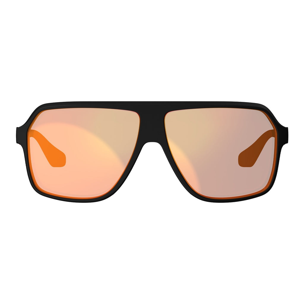Leatt TheViz Sunglasses Andes - Satin Black Polarized Red 14 VLT