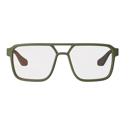 Leatt TheViz Pyrenees Sunglasses - Satin Green Polarized Silver 20 VLT