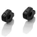 SW MOTECH BARBACK RISER FOR TAPER HANDLEBARS 28 MM. UP 30 MM. BACK 22 MM. BLACK.