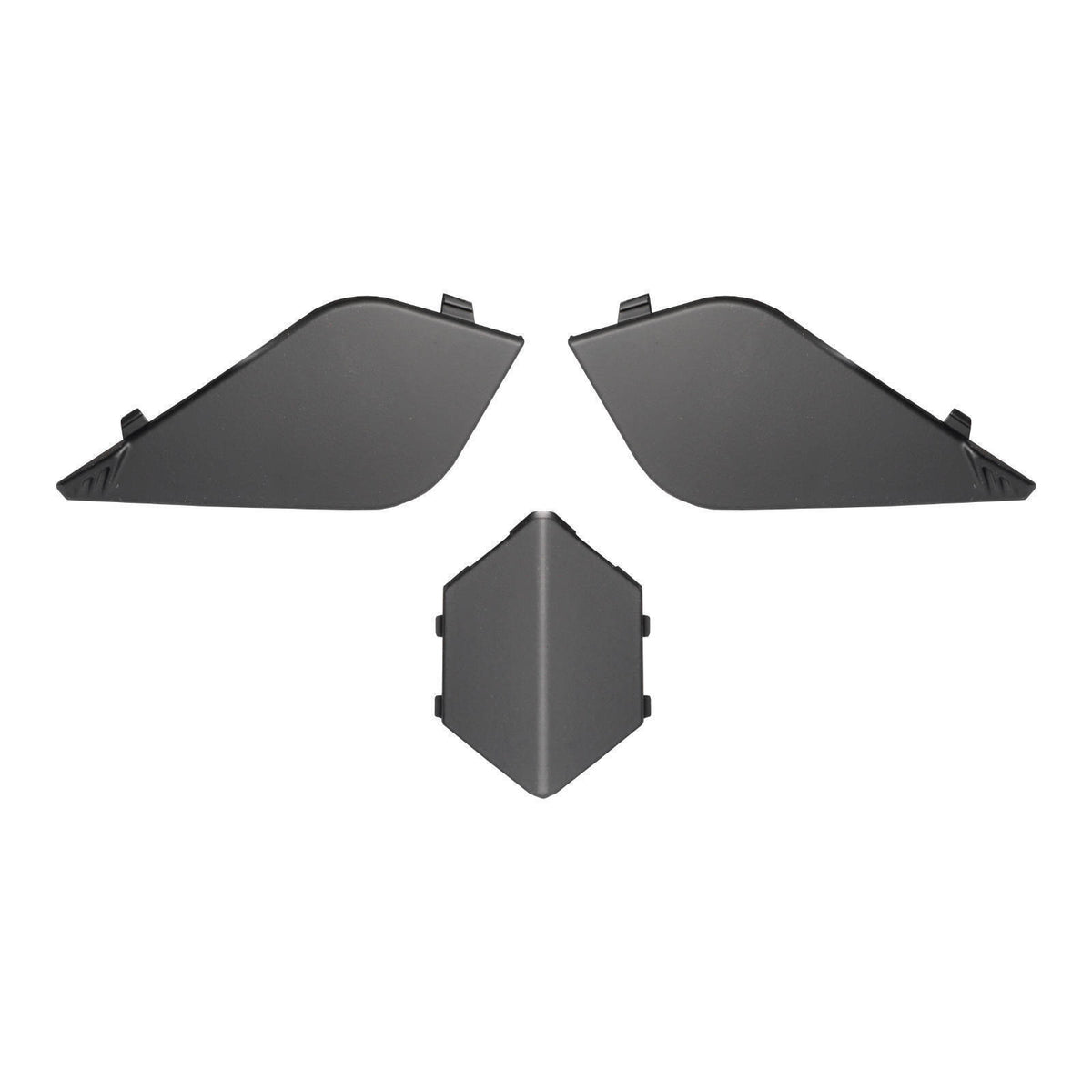 LS2 MX701 Explorer Cover Side Screw Peak - Matte Black