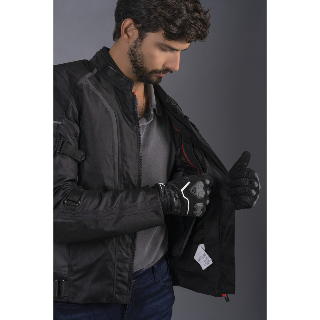 LS2 Sepang Men's Jacket - Black / Dark Grey