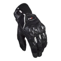 LS2 Spark 2 Leather Men's Glove - Black / White