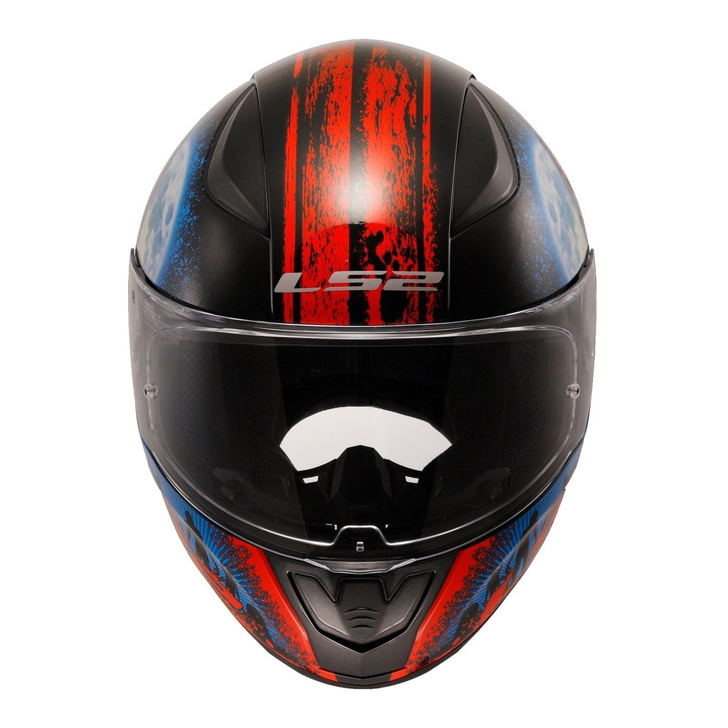 LS2 FF353 Rapid II Zombie - Matte Black / Red / White