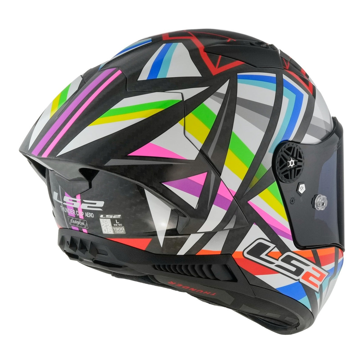 LS2 FF805 Thunder GP Aero Helmet - Flash Black