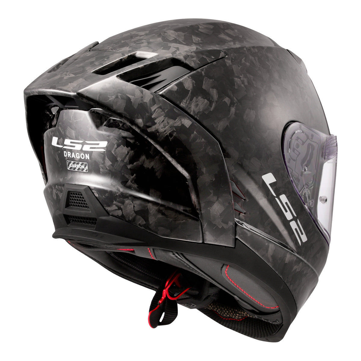 LS2 FF807 Dragon Carbon Forged Helmet - Gloss Carbon 06