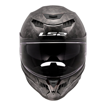 LS2 FF807 Dragon Forged Helmet - Gloss Carbon 06