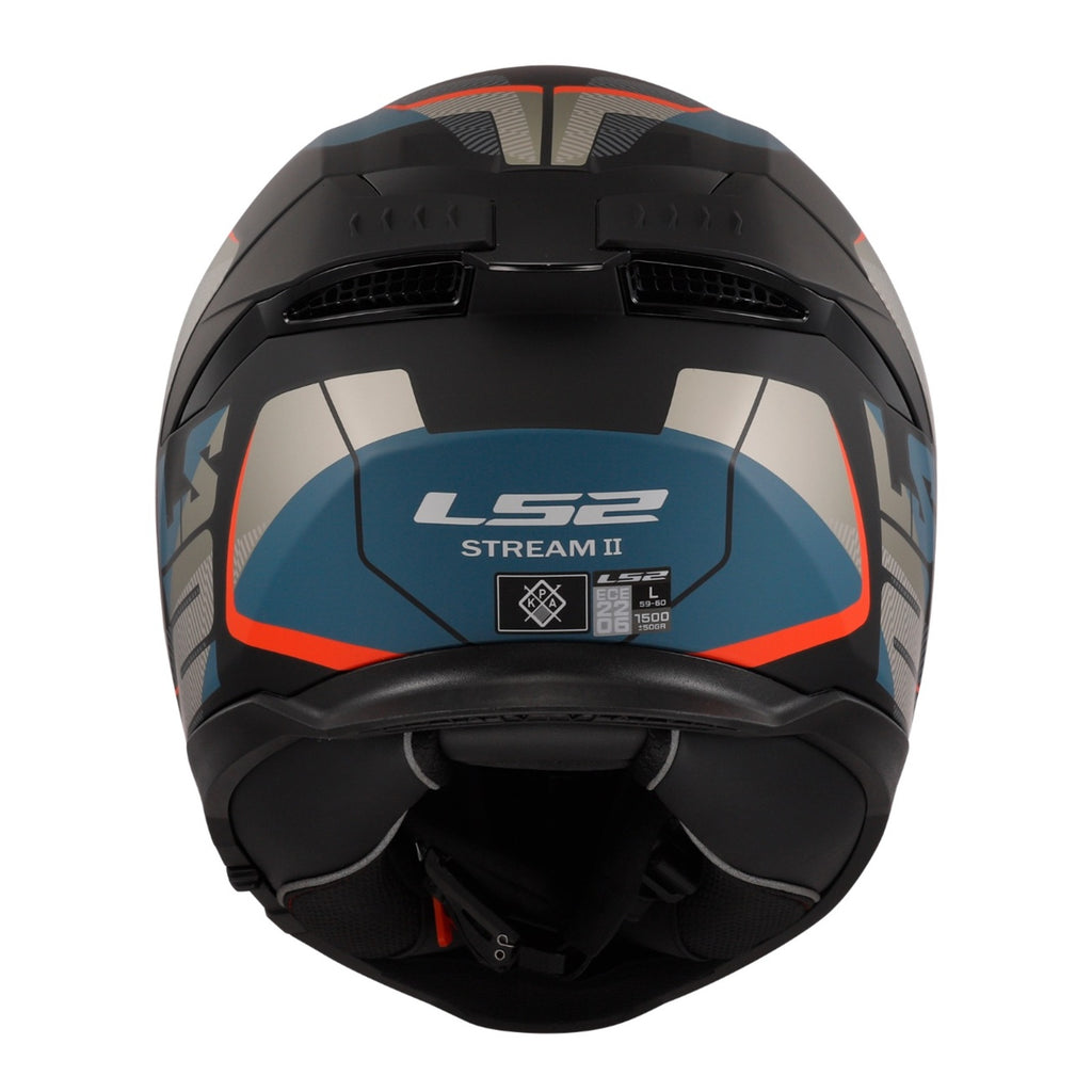 LS2 FF808 Stream II Road - Matte Black / Blue
