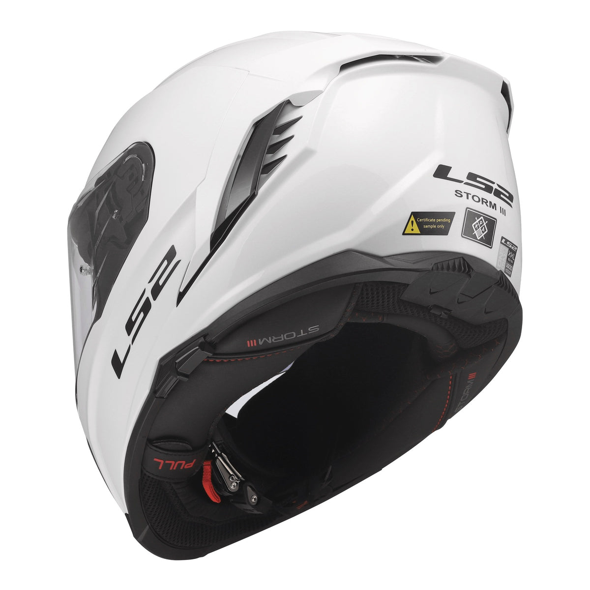 LS2 FF818 Storm III Helmet - Gloss White