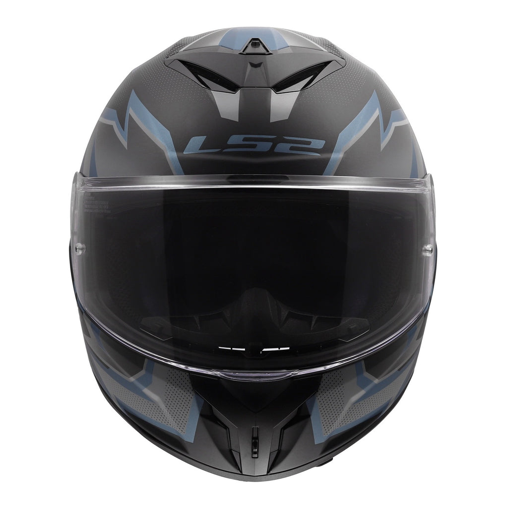 LS2 FF820 Rapid III Xtrem Helmet - Black / Blue Petrol