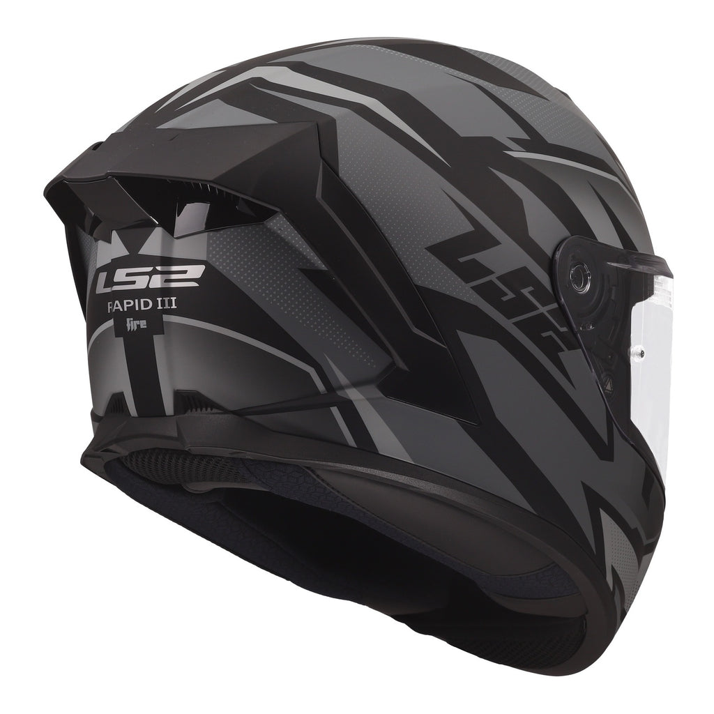 LS2 FF820 Rapid III Xtrem Helmet - Black / Grey