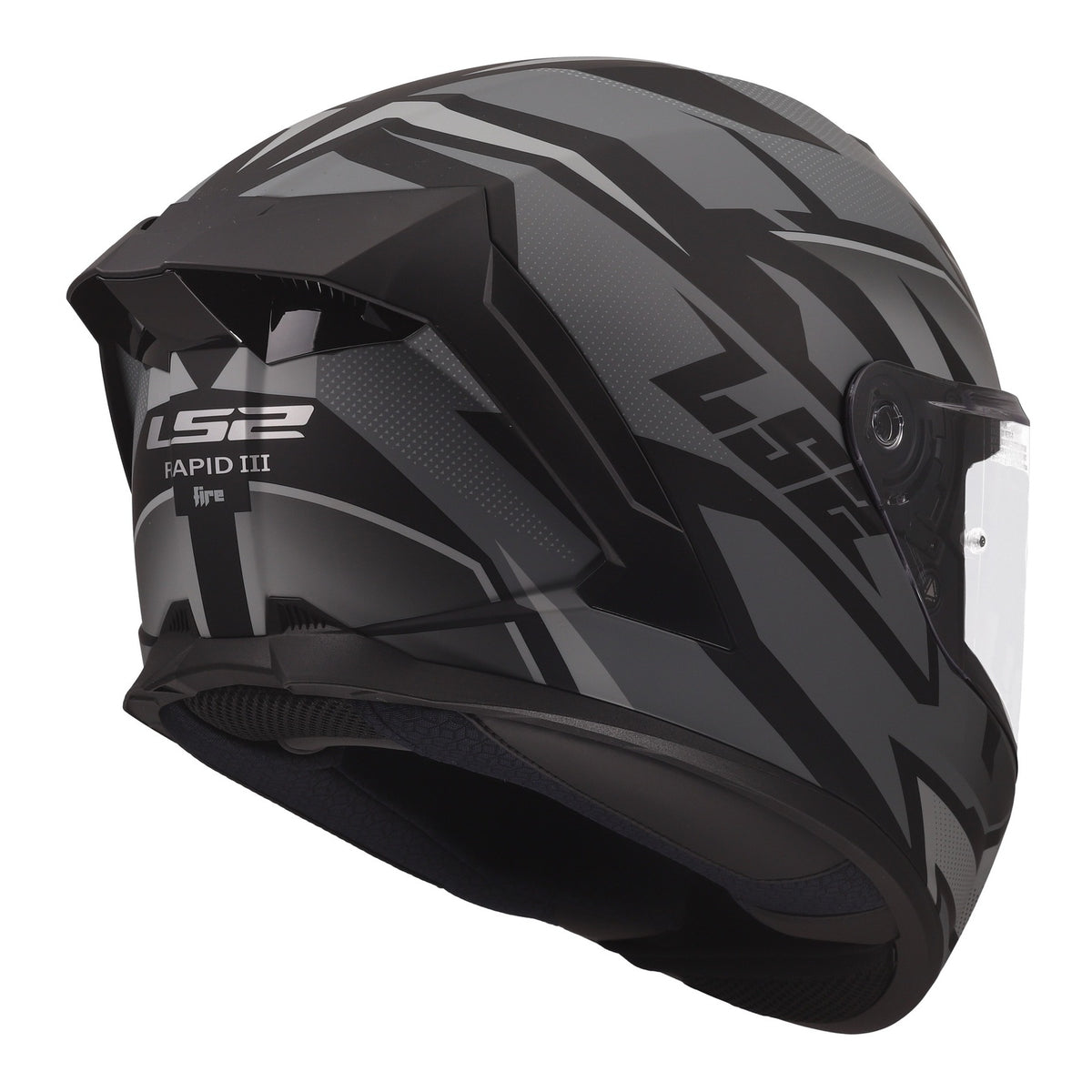 LS2 FF820 Rapid III Xtrem Helmet - Black / Grey