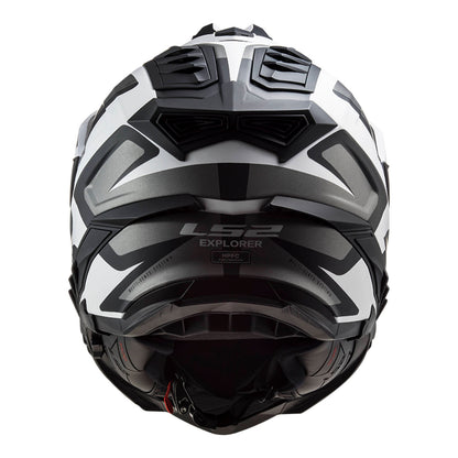 LS2 MX701 Explorer Alter Helmet HPFC - Matte Black / White 06