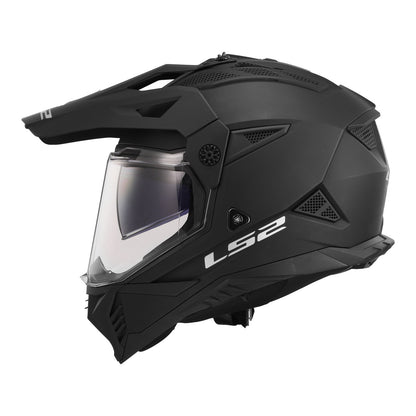 LS2 MX702 Pioneer II Helmets - Matte Black 06