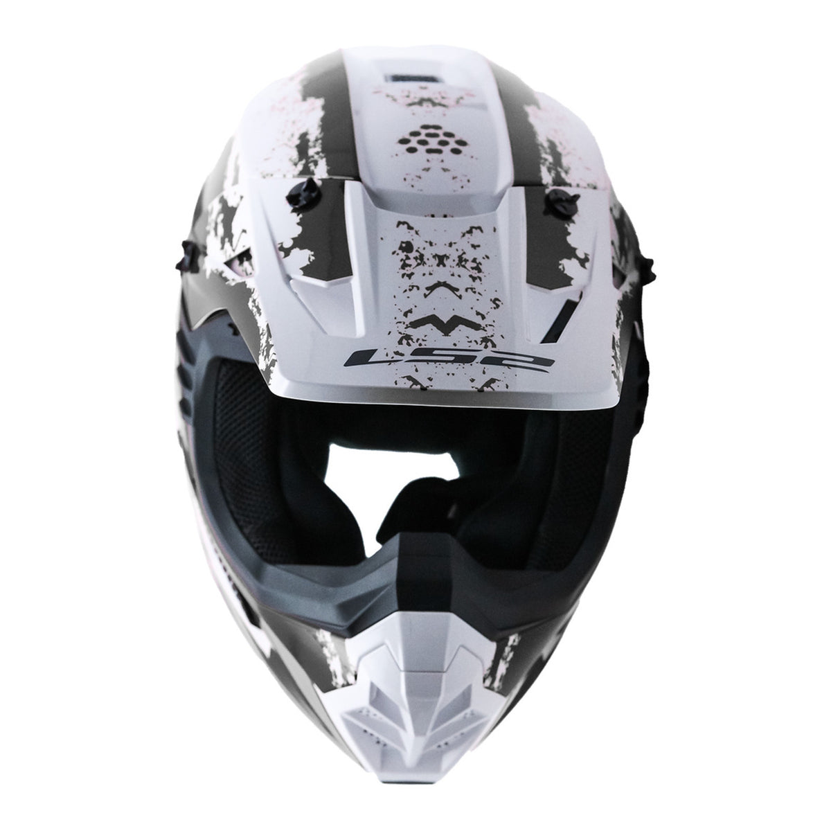 LS2 MX706 COZ Hyde Helmet - Black / White