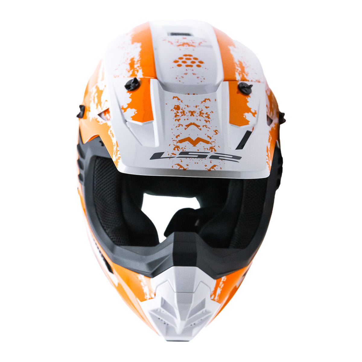 LS2 MX706 COZ Hyde Helmet - Orange / White