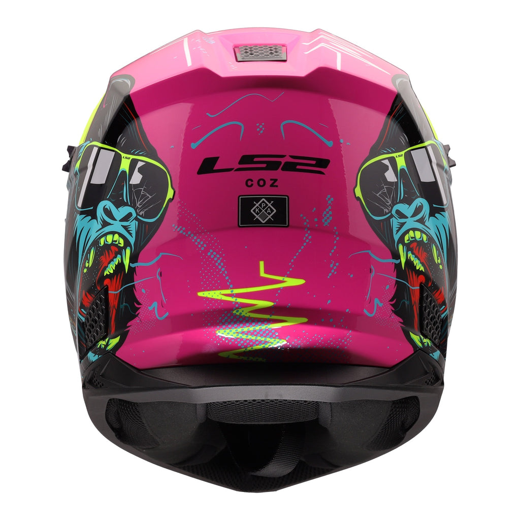 LS2 MX706J COZ Junior Gorilla Helmet - Gloss Purple