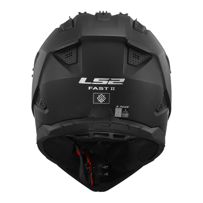LS2 MX708 Fast II Helmet - Matte Black 06