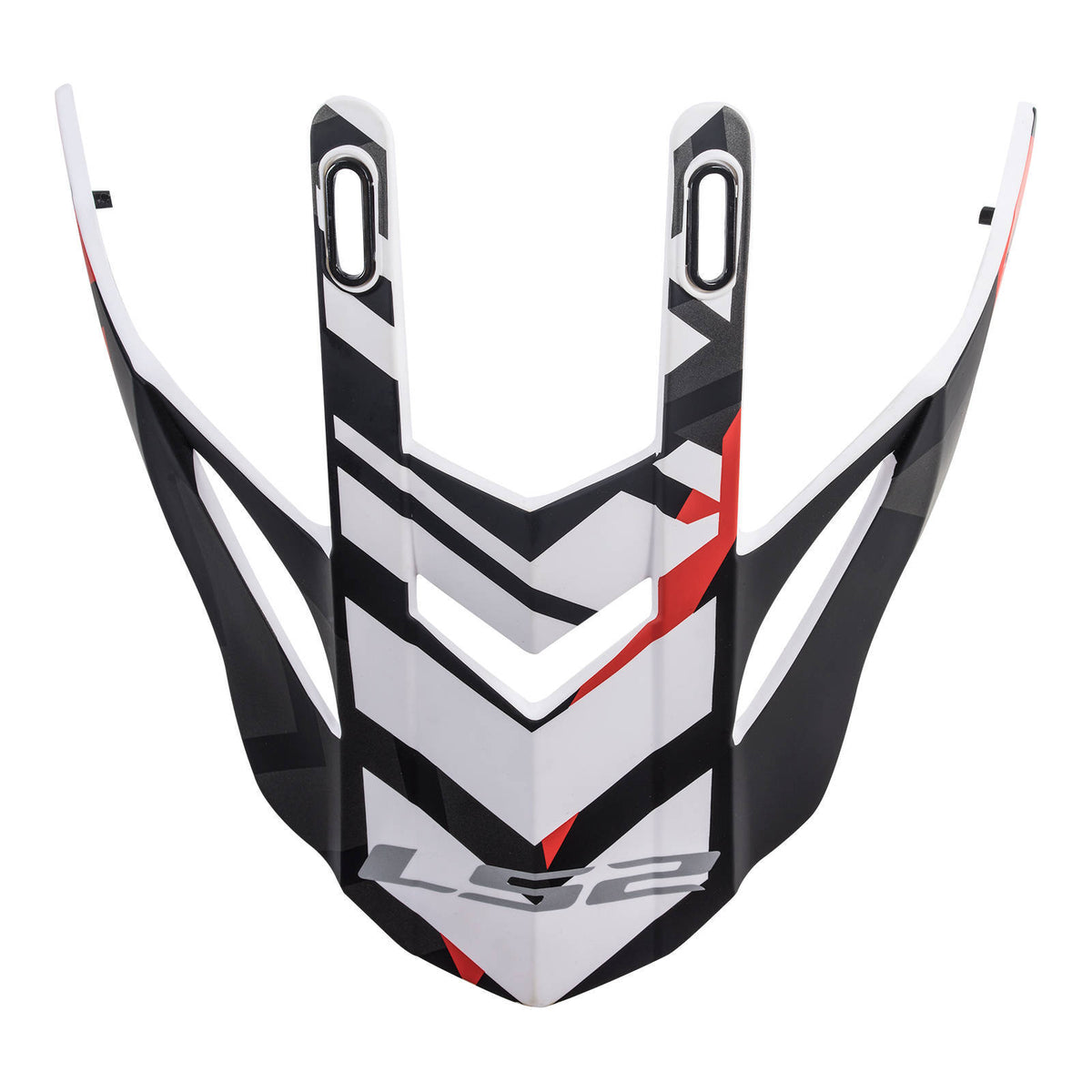 LS2 MX436 Pioneer Peak - Xtreme Matte Black / White / Red