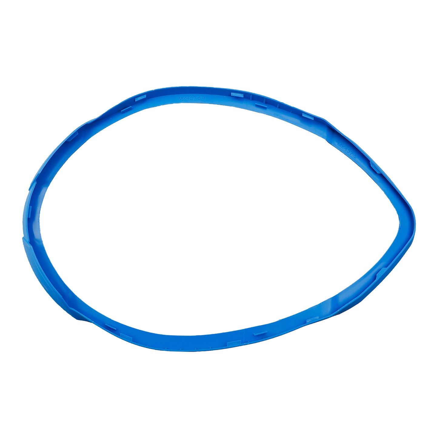 LS2 MX437 Fast Evo Bezel Down - Blue (XL-3XL)