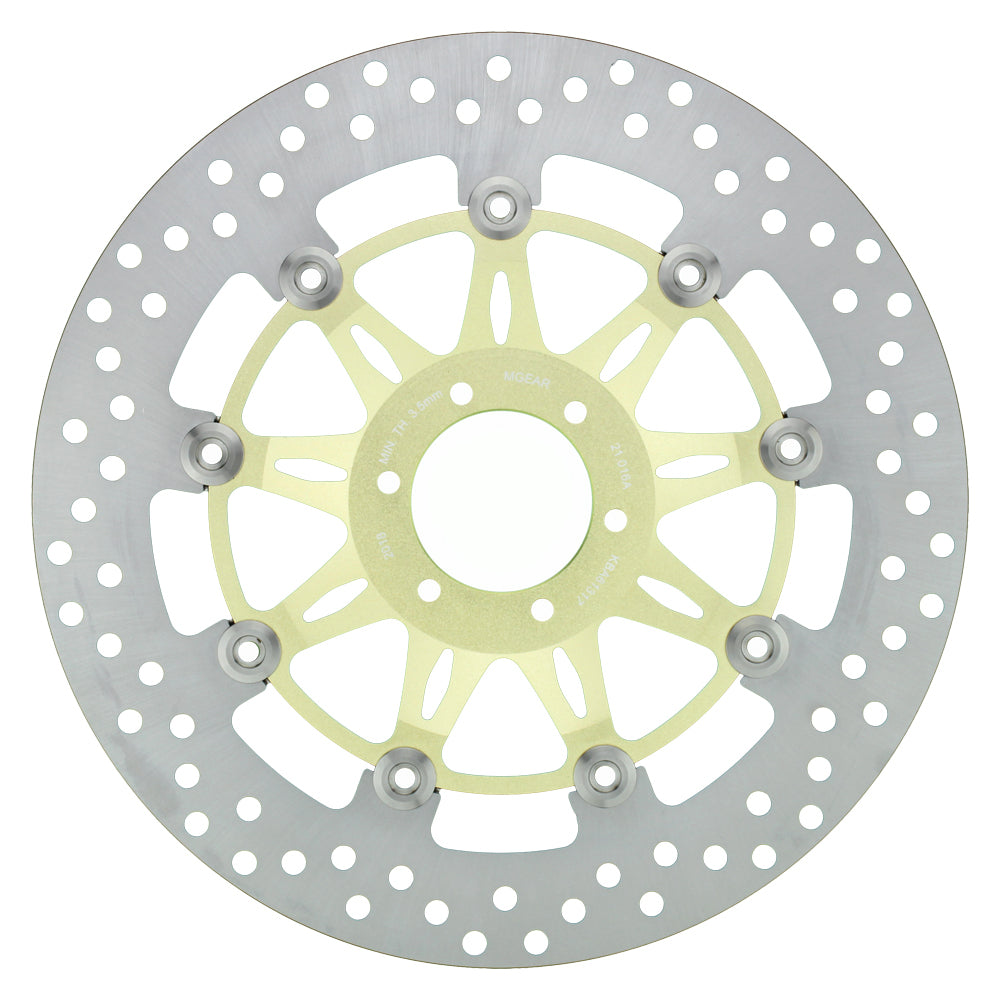 METAL GEAR BRAKE DISC FRONT L/R-ALLOY CENTRE