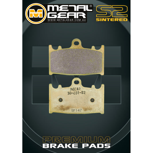 METAL GEAR BRAKE PADS FRONT SINTERED