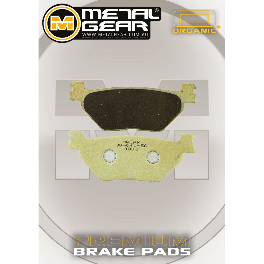 BRAKE PADS REAR METAL GEAR ORGANIC YAMAHA