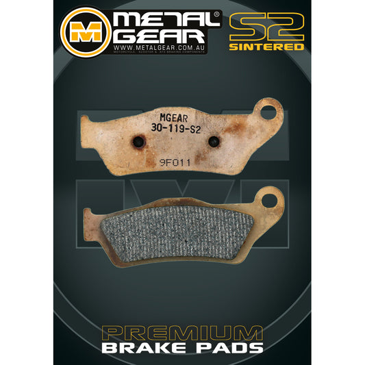 BRAKE PADS REAR METAL GEAR