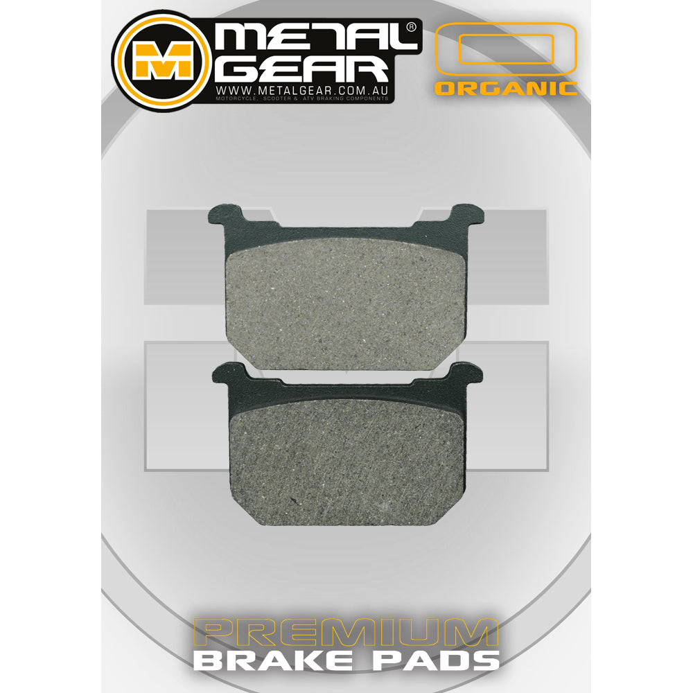 BRAKE PADS METAL GEAR ORGANIC