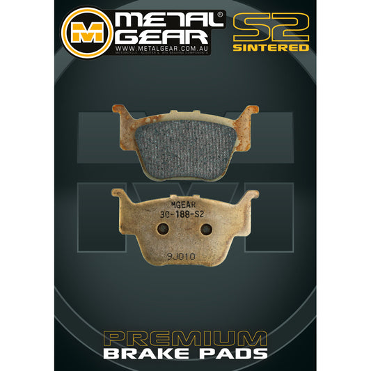 BRAKE PADS REAR METAL GEAR