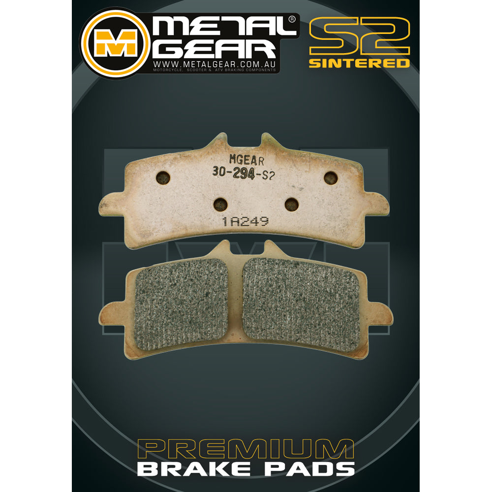 METAL GEAR BRAKE PADS SINTERED 2