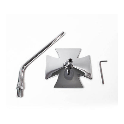 Whites Mirror - Maltese Cross 10mm Fitting