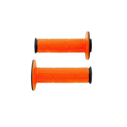 HANDLEBAR GRIPS RTECH EXTRA SOFT FULL DIAMOND ORANGE