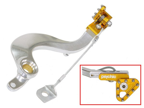 REAR BRAKE LEVER FOLDING TYPE PSYCHIC, SUZUKI RMX450 10-19 RMZ450 08-20