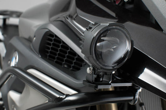 LIGHT MOUNTS SW MOTECH EVO FOG OR HIGH BEAM LIGHTS BMW R1200GS 16-18 R1200GS LC 12-18 R1250GS 18-ON