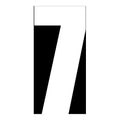 Whites Race Number - White #7 (10 Pack)