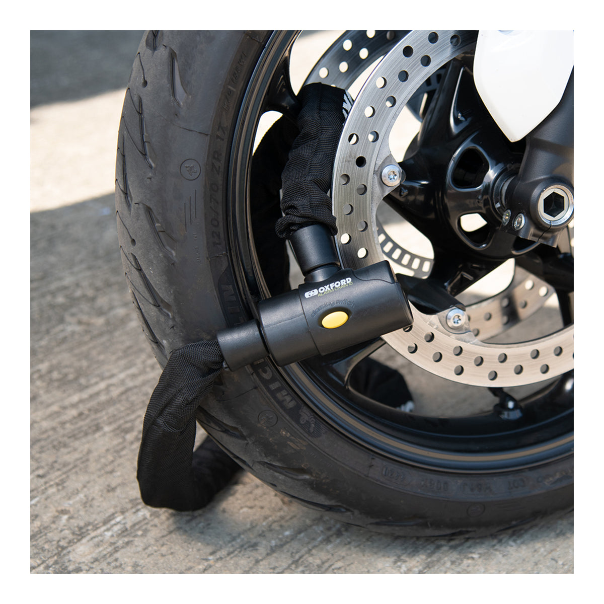Oxford Alarm Chain10 - 10mm SQ x 1.2m