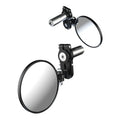 Oxford Fold Away Mirror - Black - PAIR