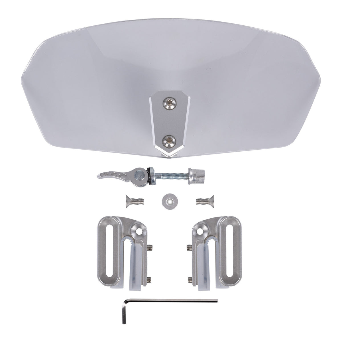 Oxford Wind Deflector Windshield - Clear 260 x 125mm