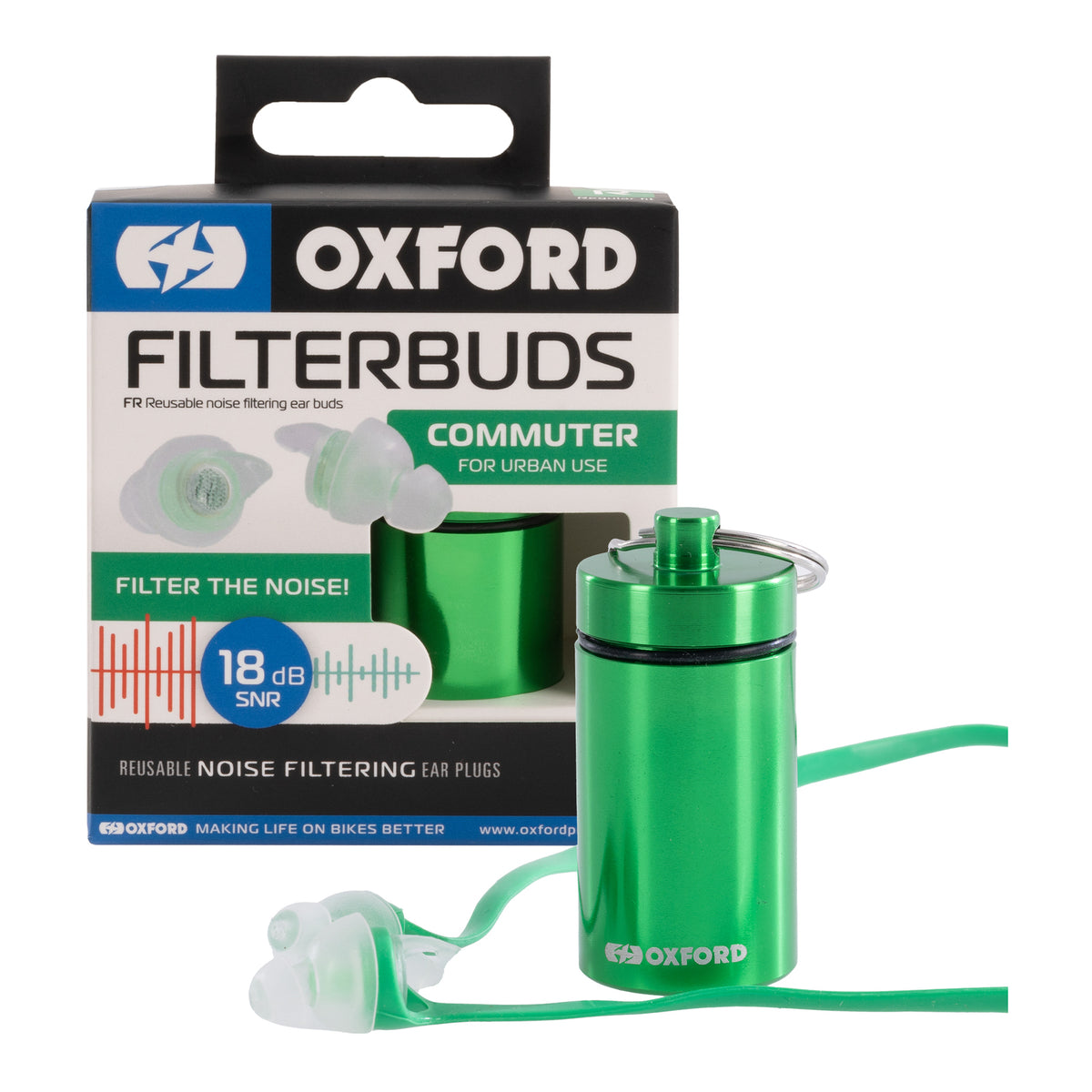 Oxford Ear Filter Buds Commuter 18 SNR