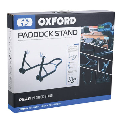 Oxford Black Bike Rear Paddock Stand V Bracket Only