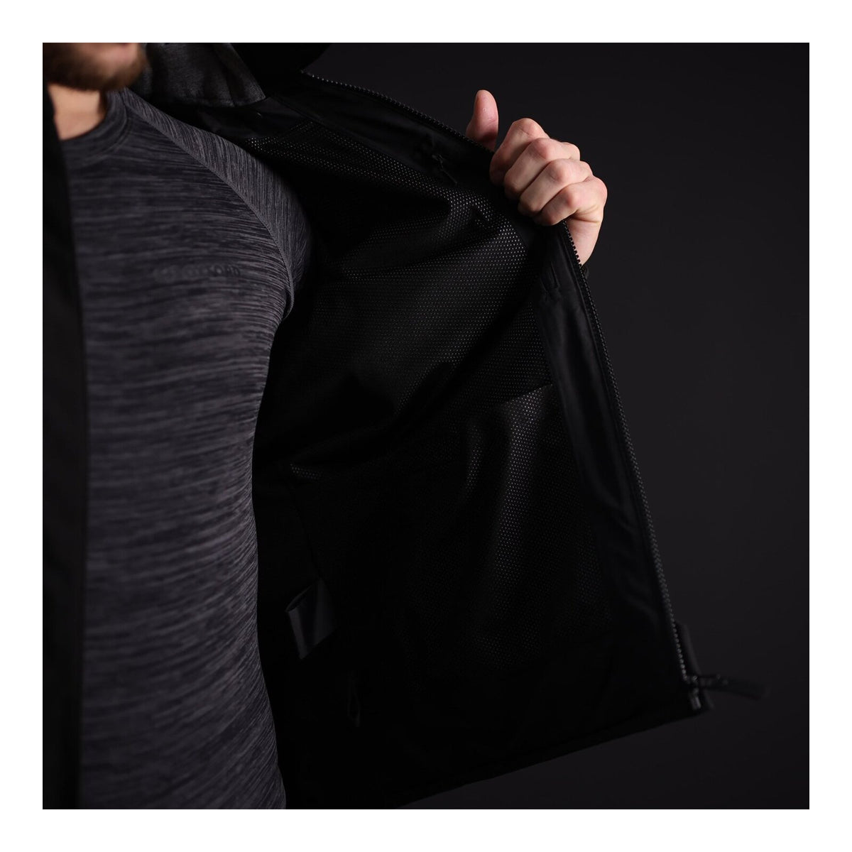 Oxford Faringdon Men's Jacket - Stealth Black