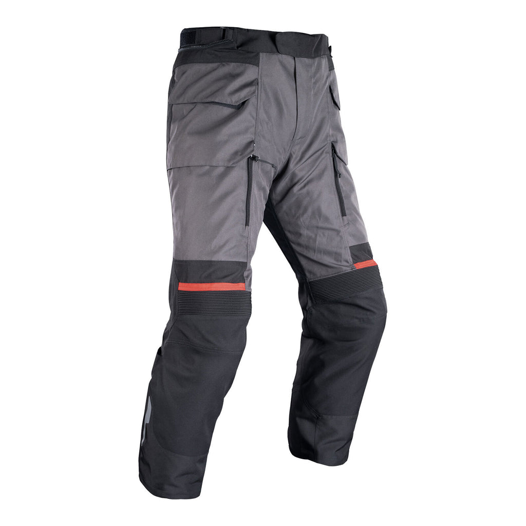 Oxford Rockland Men's Pant - Charcoal Black / Red