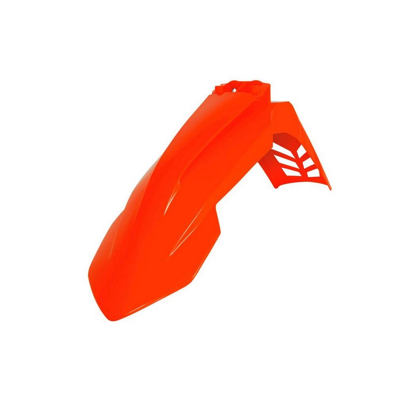 FRONT FENDER RTECH KTM SX125 SX150 SX250 EXC XC-W EXC-F SX-F XC XCF-W NEON ORANGE