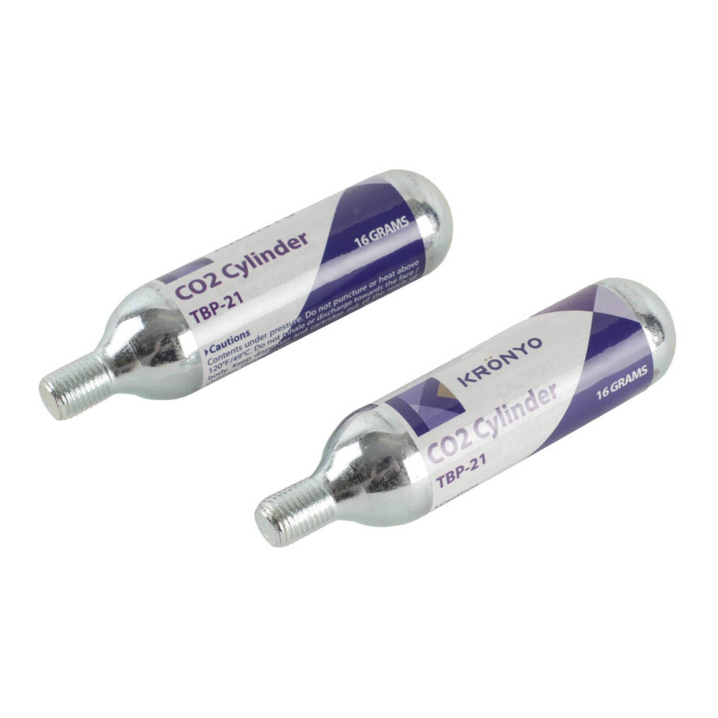 Kronyo CO2 Cylinders - 16g (2 Pack)