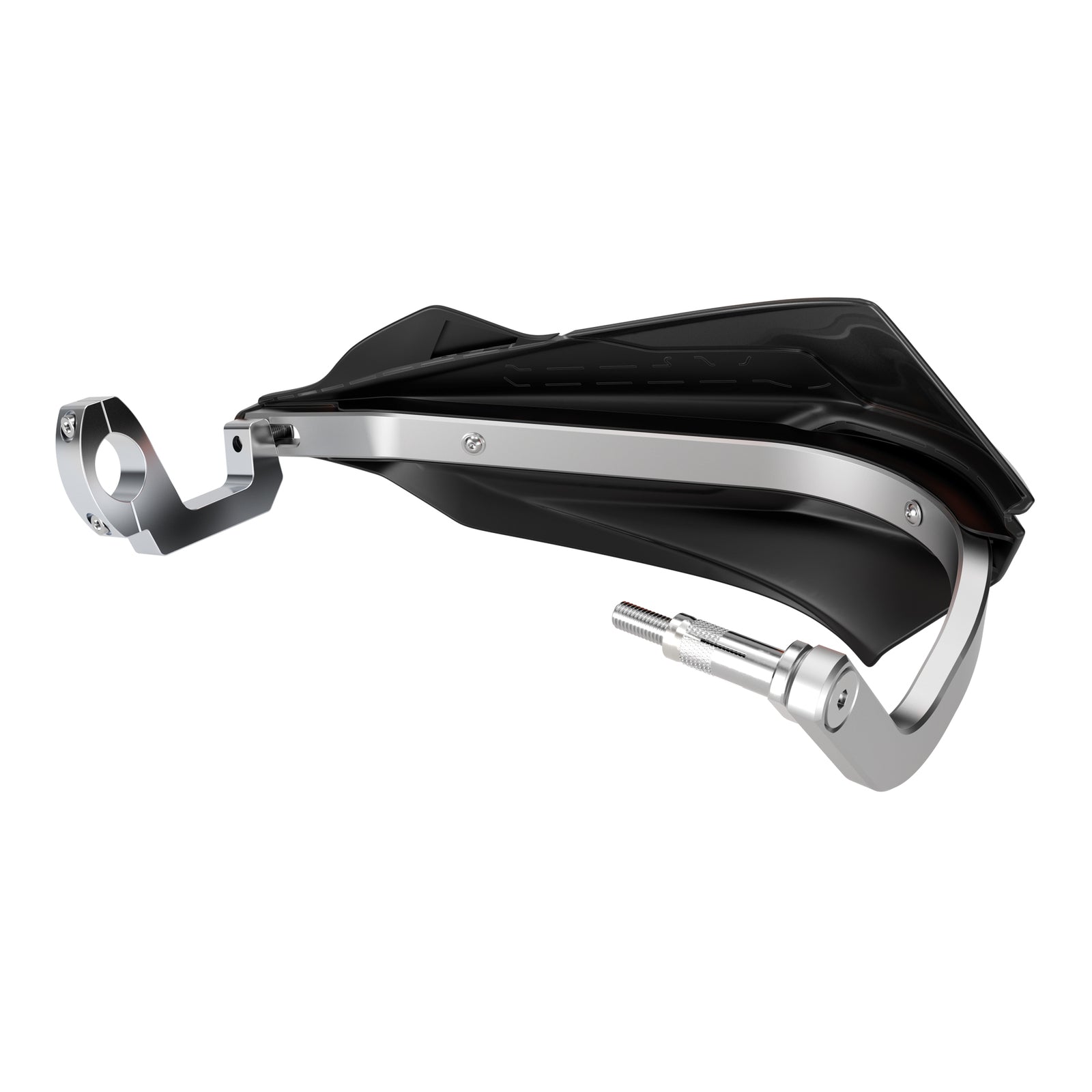 Polisport Trail Blazer Handguard with Metal Bar - Black / Black