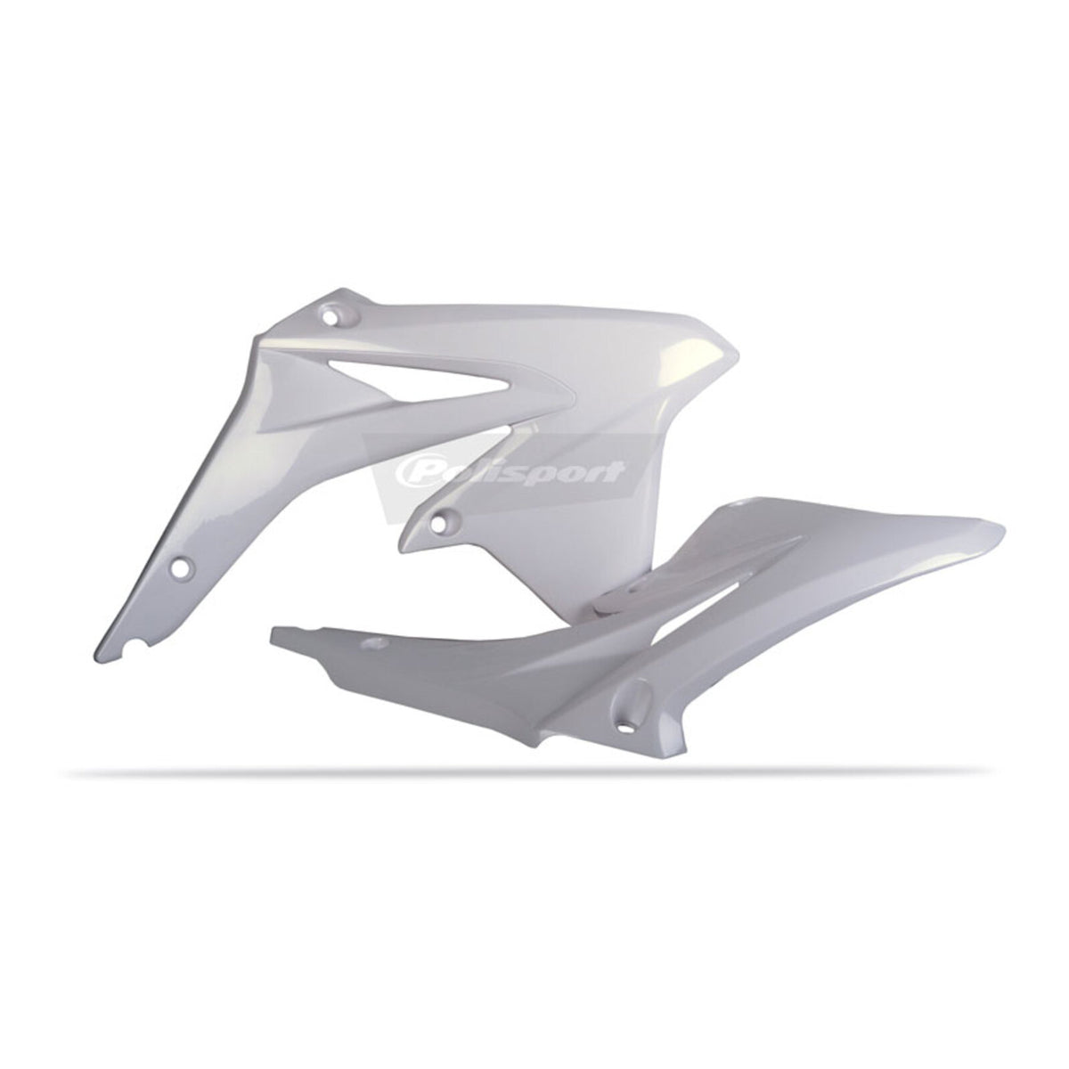 Polisport Radiator Scoops Suzuki RMZ450 ('08-'16) - White