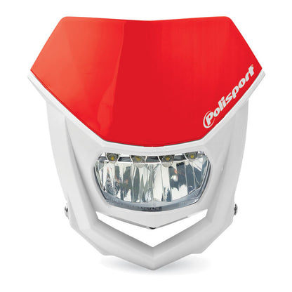 Polisport Halo LED Headlight - Red
