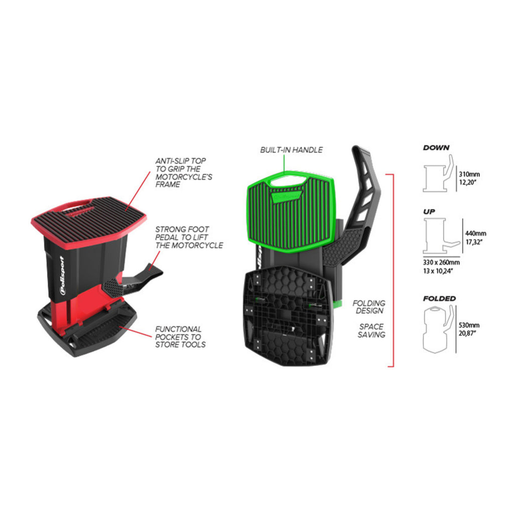 Polisport Bike Lift Stand - Black