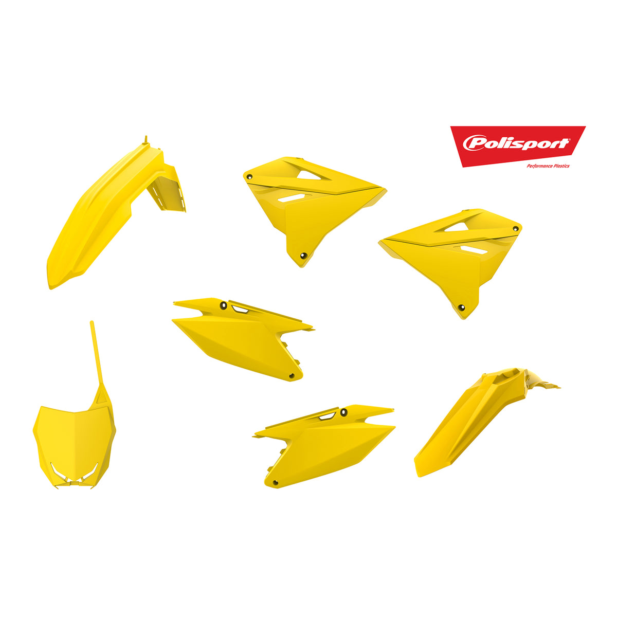 Polisport MX Restyling Kit Suzuki RM125/250 '01-'08 - Yellow